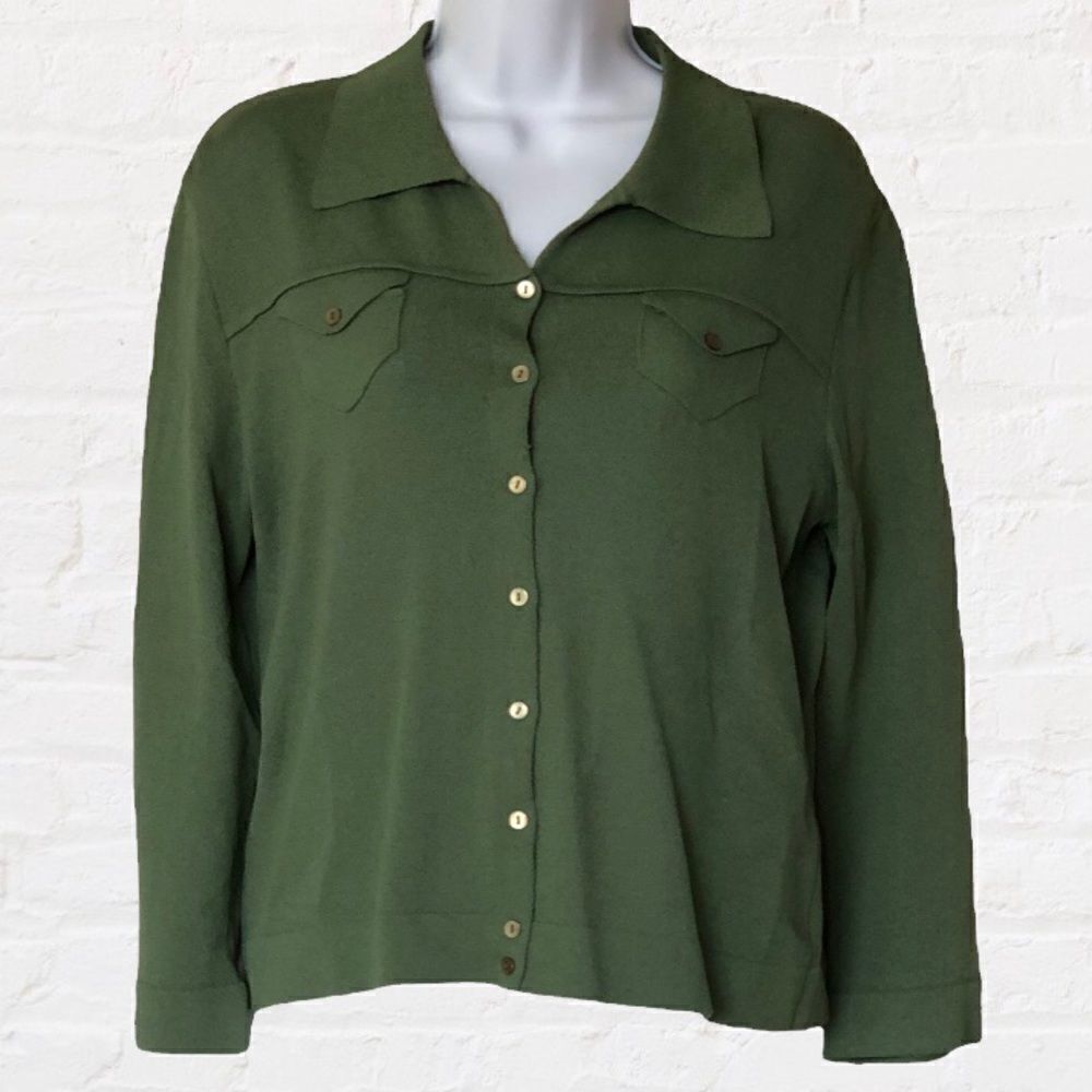 Ball Of Cotton Button Up Collared cardigan
